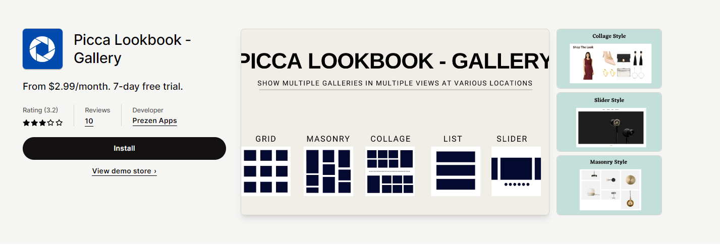 Picca Lookbook ‑ Gallery